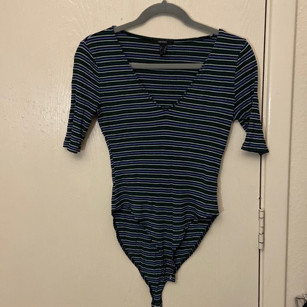 Striped Bodysuit